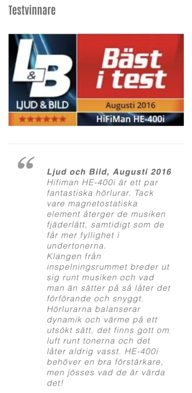 Hifiman HE 400i - Bild 6 av 6