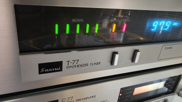 Sansui för- & slutsteg m.m.C77+B77+T77+D95M