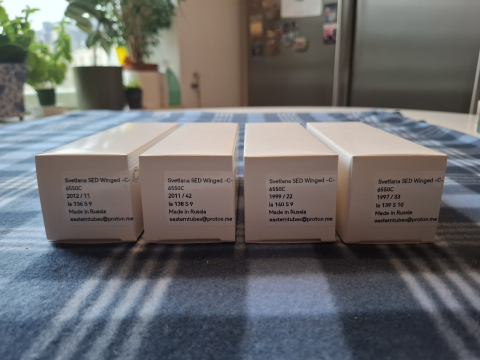 6550 (KT88) Svetlana Winged =C= JSC NOS Matchad kvartet...