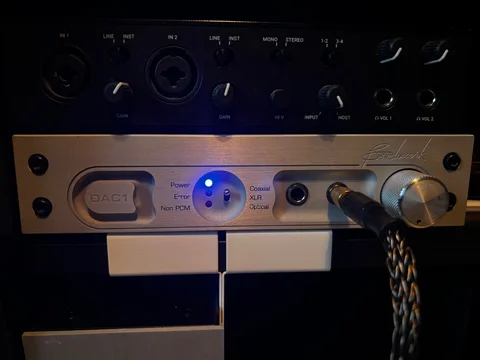 Benchmark DAC1 Hörlursförstärkare/DAC/Försteg