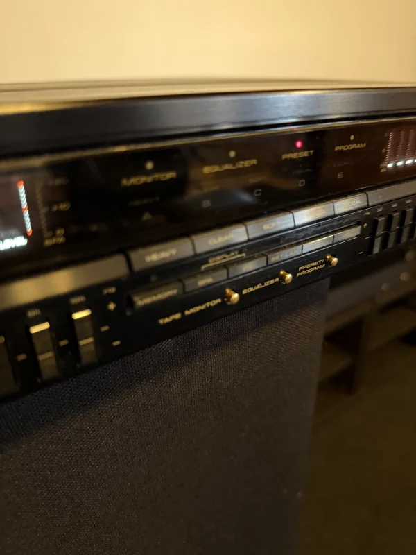 Pioneer GR-777 stereo graphic equalizer svart - Bild 6 av 7