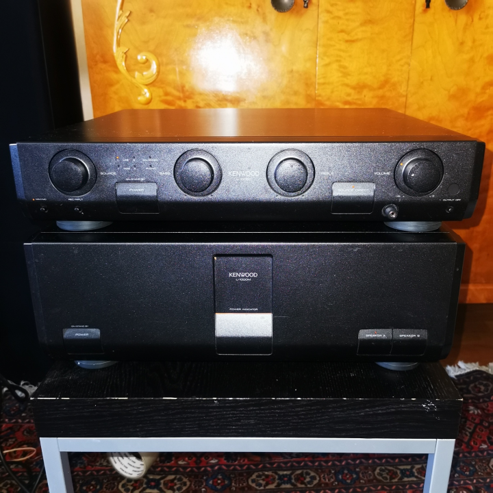 Kenwood Labs  Förstärkare,  Försteg L-1000C & Slutsteg L-1000M
