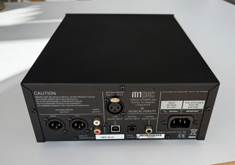 DAC - Musical Fidelity M1DAC v2 DAC - Musical Fidelity M1DAC v2 - Bild 2 av 2