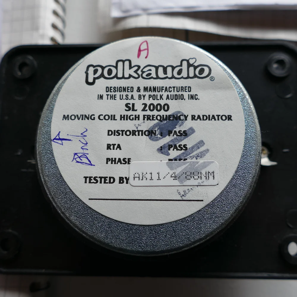 POLK audio SL 2000 tweeters - Bild 2 av 4