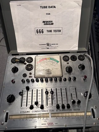 Eico 666 rörtestare Eico 666 rörtestare