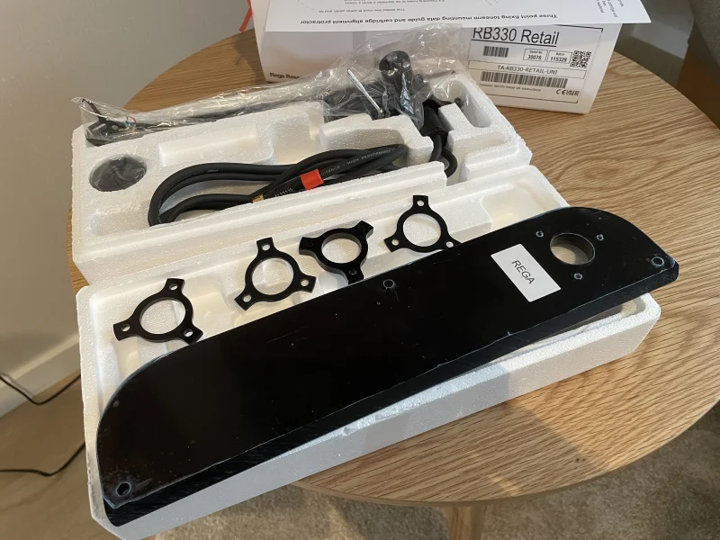 Rega RB330 + tonarmsbr&auml;da Thorens TD 124 - Bild 4 av 5