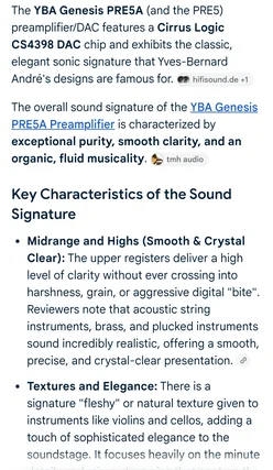 YBA Genesis PRE5A