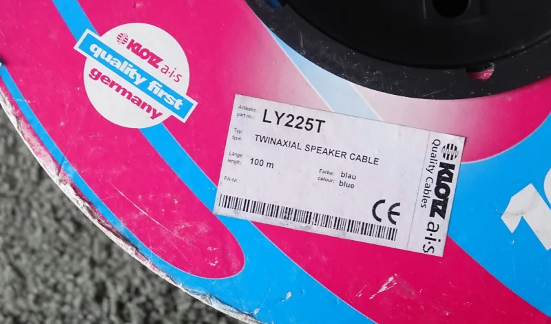 KLOTZ LY225T professionell högtalarkabel 2 x 2,5 kvmm KLOTZ LY225T professionell högtalarkabel 2 x 2,5 kvmm - Bild 2 av 5