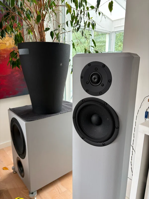 2-v&auml;gs golvare, 6&frac12;" + 29mm diskant (SP Acoustics) - Billede 3 af 3