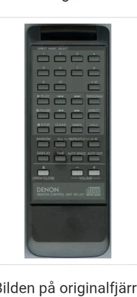 Denon fjärrkontroll