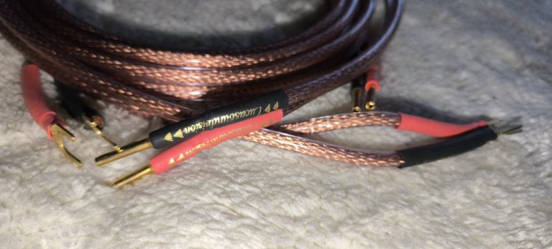 LucaSoundVision LC-OFC Copper 2x1.5m Högtalarkablar - Bild 2 av 2