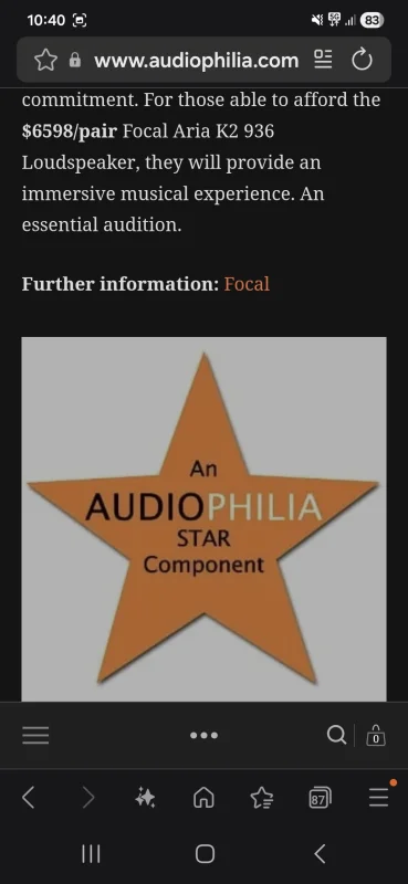 Focal Aria 936 K2 Limited Edition - Bild 3 av 5