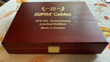 Supra Cables EFF-ISL 25-Anniversary Limited Edition, tillfälle!