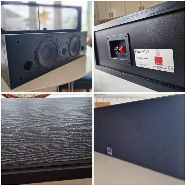 Dali 109 center bakh&ouml;gtalare Denon hembio-f&ouml;rst&auml;rk - Bild 7 av 8