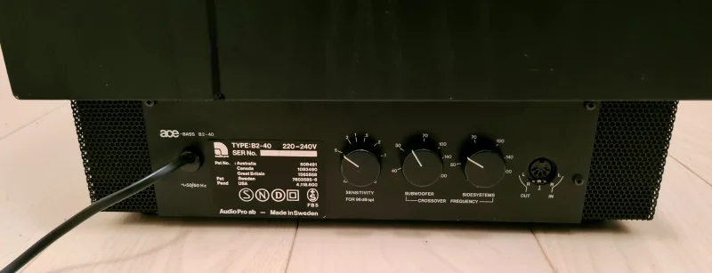 Audio Pro Ace Bass B2-40 Audio Pro Ace Bass B2-40 - Bild 2 av 3