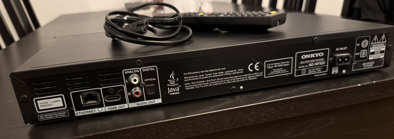 Onkyo BD-SP353 - Bild 3 av 3