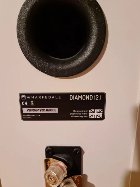 Wharfedale Diamond 12,1 H&ouml;gtalare Vita - Bild 2 av 2