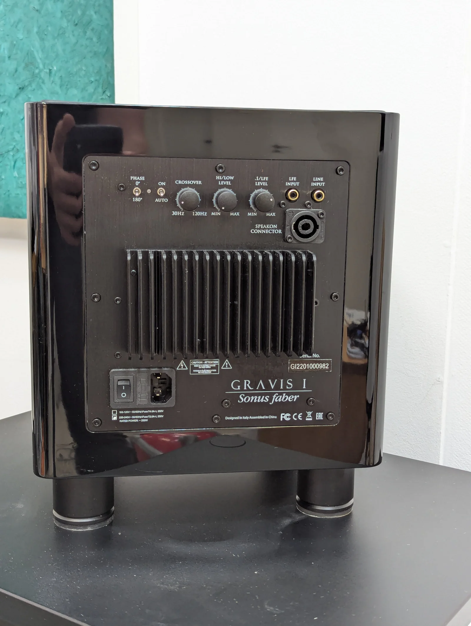 Sonus Faber Gravis 1 i högblank svart