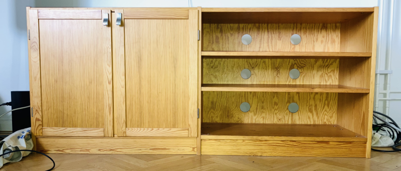 Stereo- och skivförvaringsmöbel - Bild 1 av 4