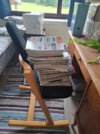 Hifi tidningar, mest High fidelity skänkes