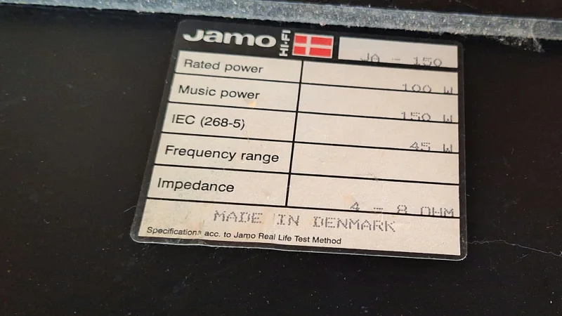 Jamo -150, högtalare och Technics Stereo integrated amplifier SU 500 Jamo -150, högtalare och Technics Stereo integrated amplifier SU 500 - Bild 3 av 3