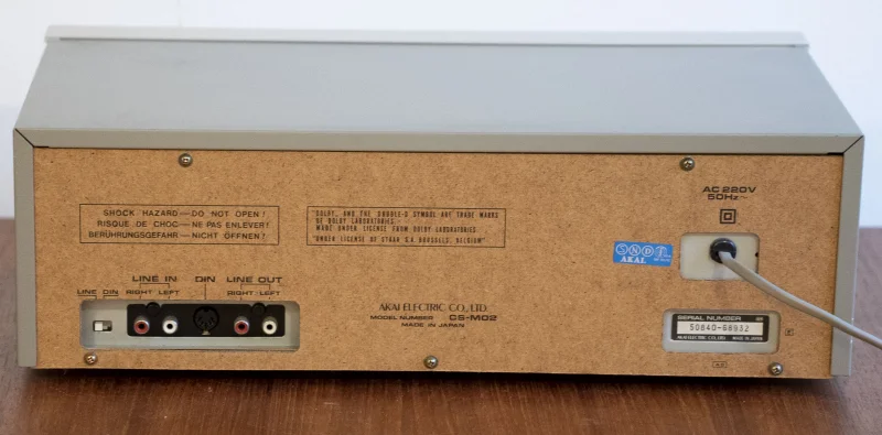 Akai CS-M02 Stereo Cassette Deck (1980-81) - Bild 4 av 5