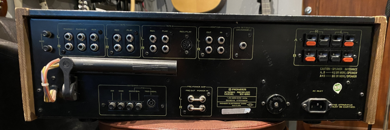 Pioneer Stereo reciever model SX 850 6800 Kr Pioneer Stereo reciever model SX 850 6800 Kr - Bild 2 av 2