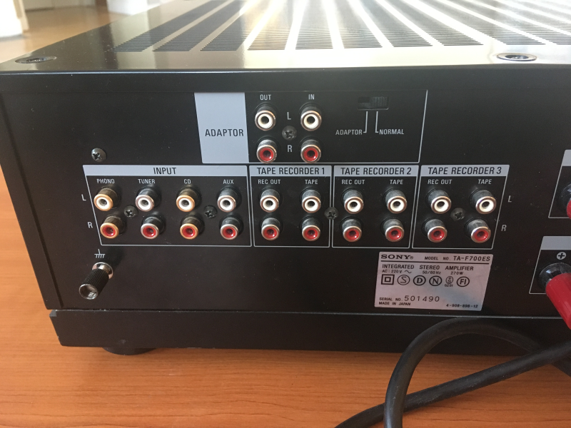 Sony TA F-700ES (1987-89) Sony TA F-700ES (1987-89) - Bild 5 av 5