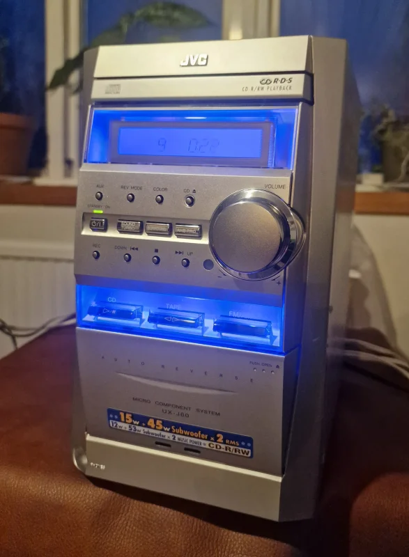 JVC UX-J60. Biamp kompaktstereo. Ny i kartong! - Bild 7 av 7
