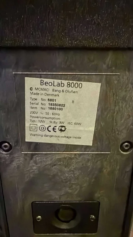 Bang Olufsen beolab 8000, samt beolab 2, Bang Olufsen beolab 8000, samt beolab 2, - Bild 1 av 8