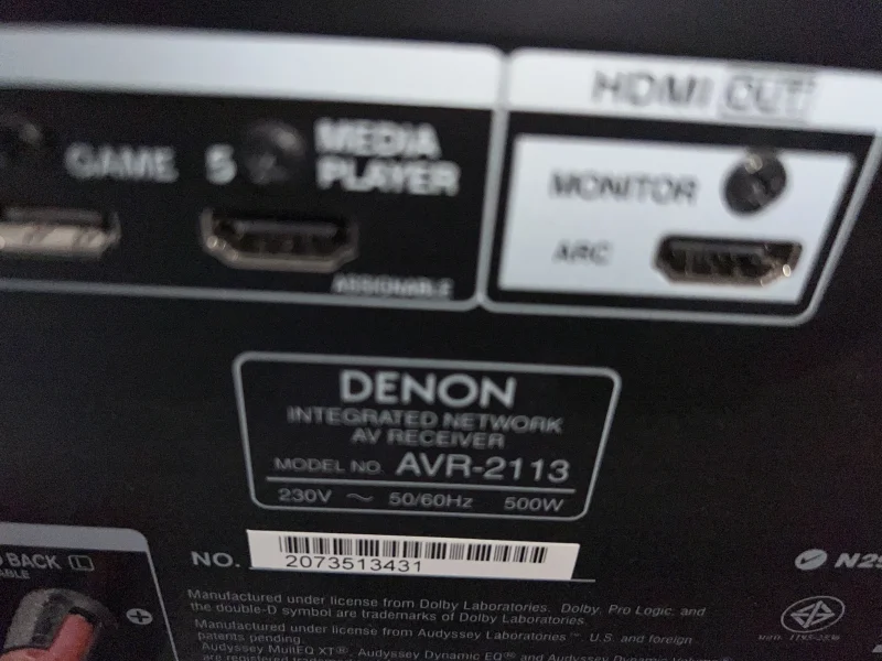 Denon AVR-2113 - Bild 3 av 4