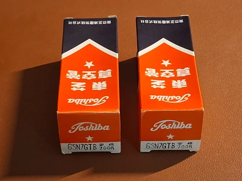 Toshiba 6SN7GTB – Made in Japan – originalkartonger – N...