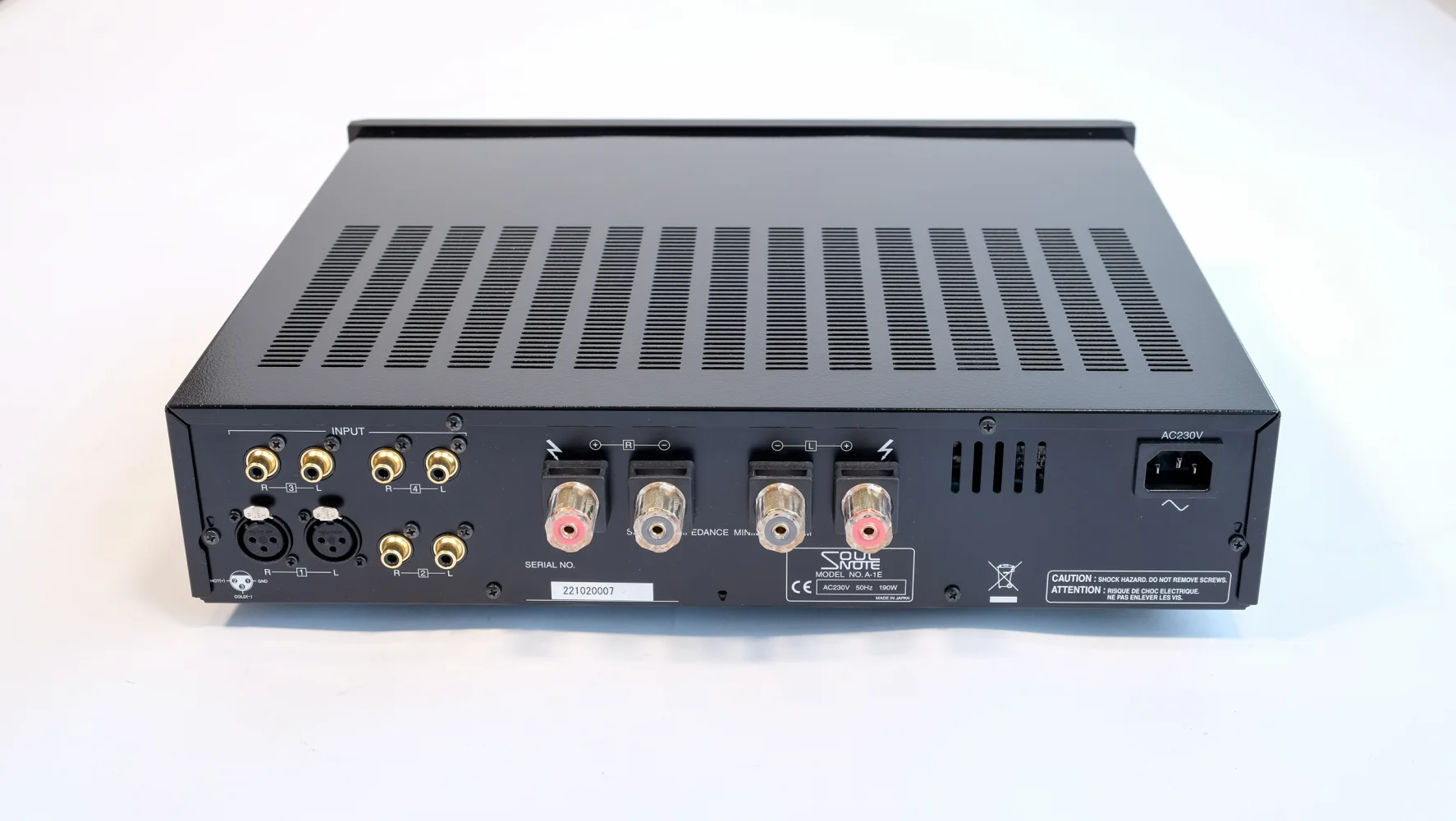 Soulnote A-1E Integrerad F&ouml;rst&auml;rkare - Bild 2 av 2