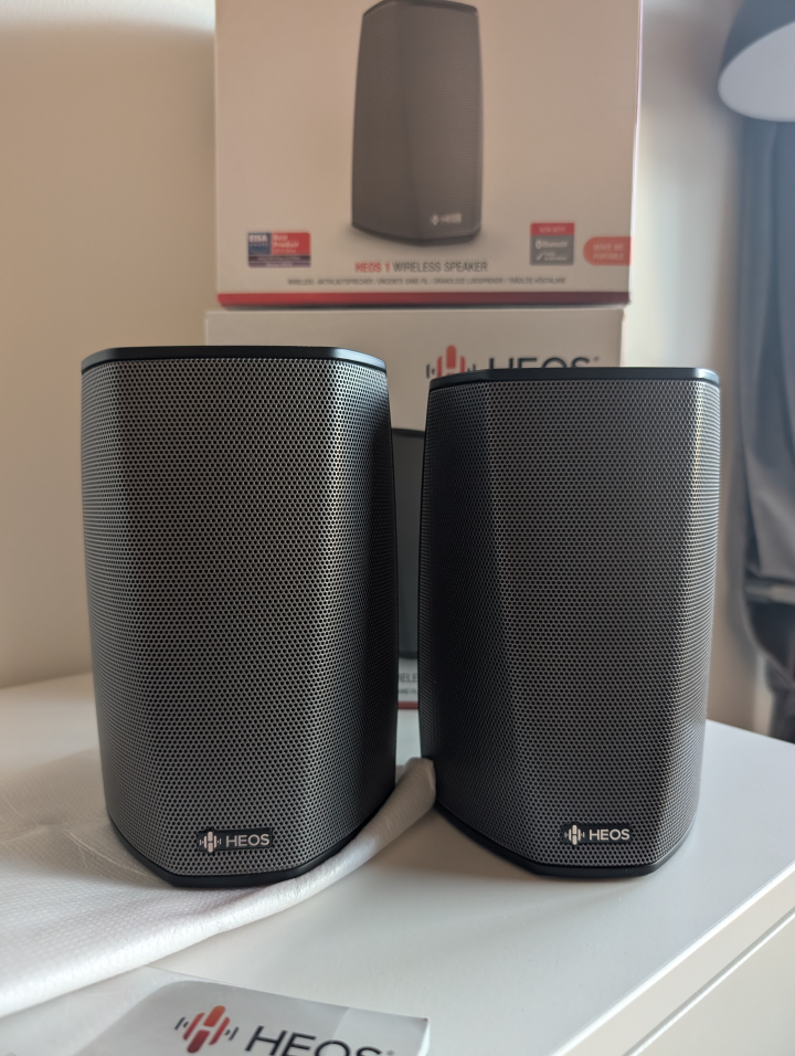 2X HEOS 1 Trådlösa Multiroom Högtalare (Perfekt skick!)
