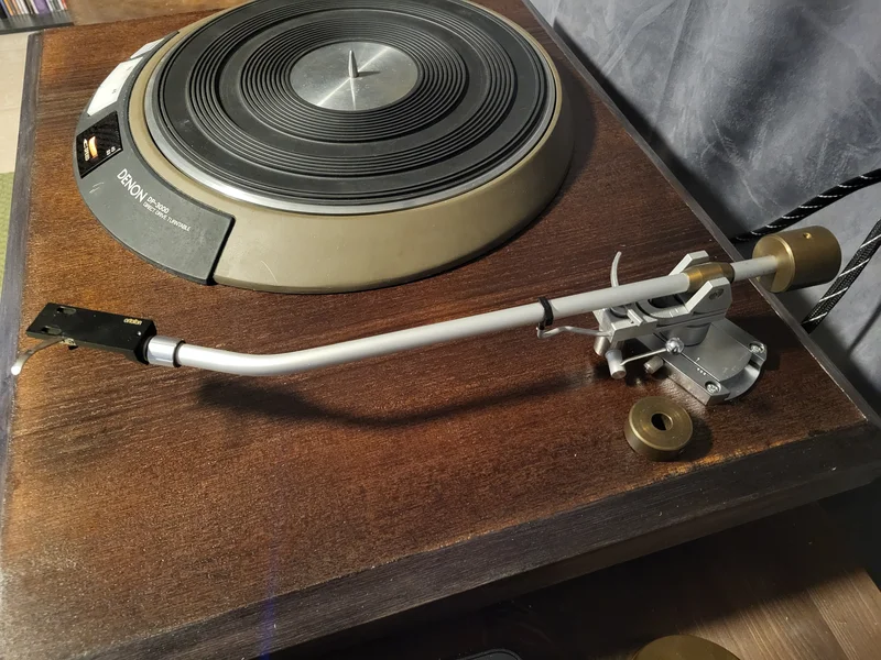 Bokrand 12" arm + Denon DP-3000 - Billede 3 af 8
