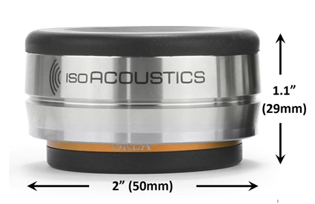 SÄLJES: IsoAcoustics Orea Bronze vibrationsavlastande &#34;fötter&#34;