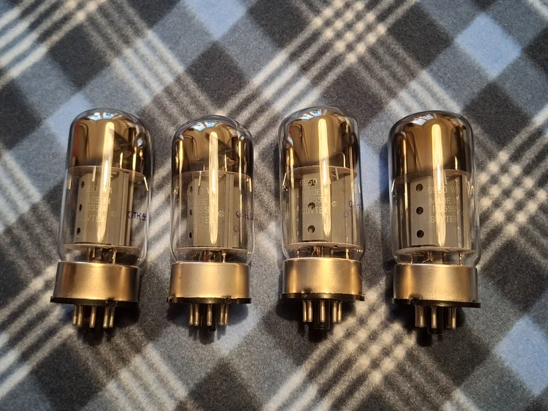 Sovtek 6550WA (6550 / KT88) matchad kvartett NOS - Bild 4 av 6