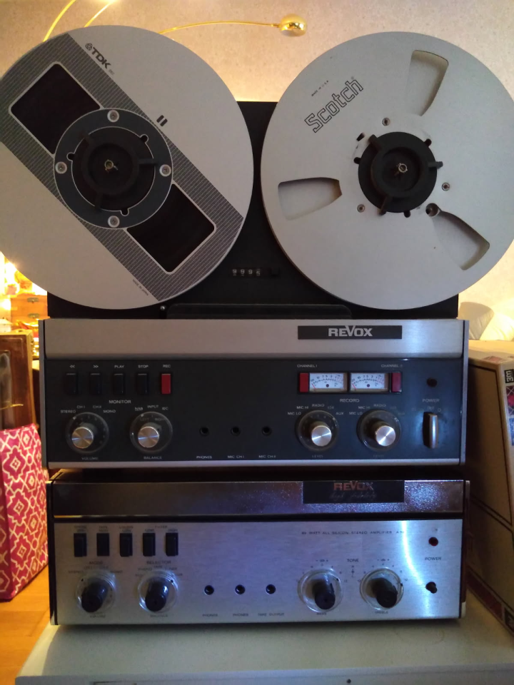 Revox A77 mk III med Förstärkare A50