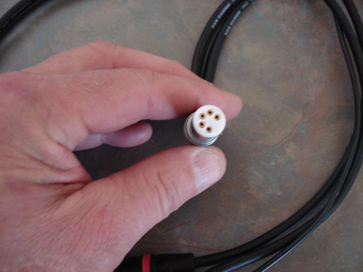 Skivspelar kabel: DIN/RCA 