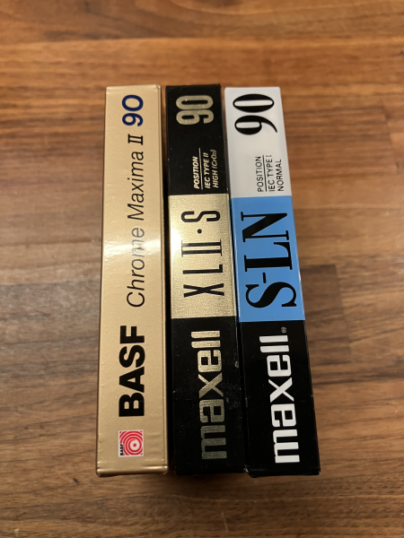 3 st. kassettband, Maxell, Basf 3 st. kassettband, Maxell, Basf - Bild 4 av 5