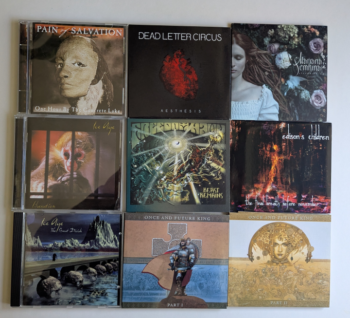 Div rock / prog rock CD 30:- st