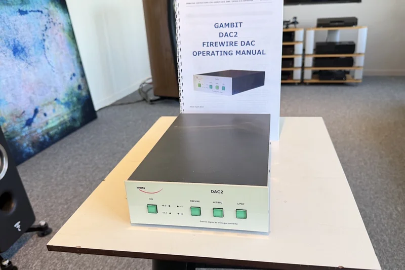 Weiss Gambit DAC2 - Begagnad DAC Weiss Gambit DAC2 - Begagnad DAC - Bild 1 av 2