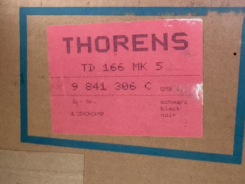 Thorens TD 166 Mk V &ndash; fullt fungerande kvalitetsskivspelare