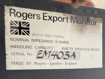 Rogers export monitor 