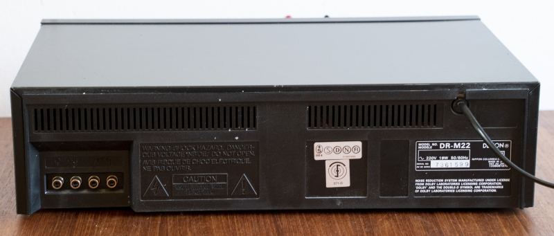 Denon DR-M22 Stereo Cassette Deck (1986) - Bild 4 av 5