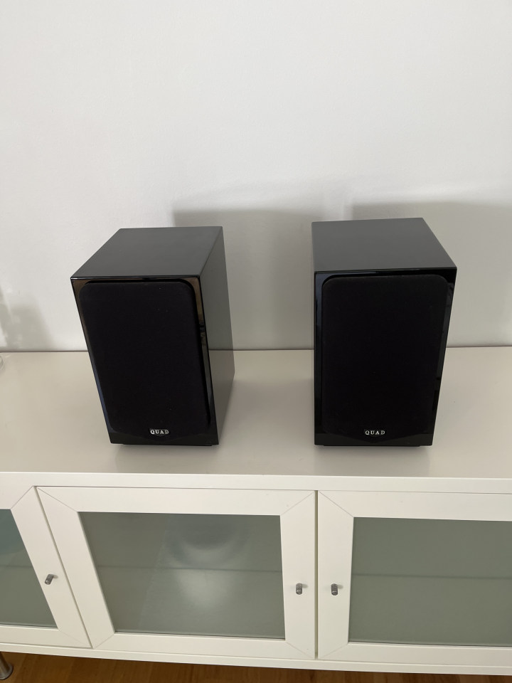 Quad 11 L med Harman kardon förstärkare HK 3380