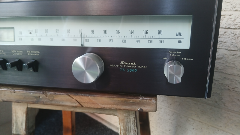 Sansui TU 5900 Vintage Tuner - Bild 8 av 12