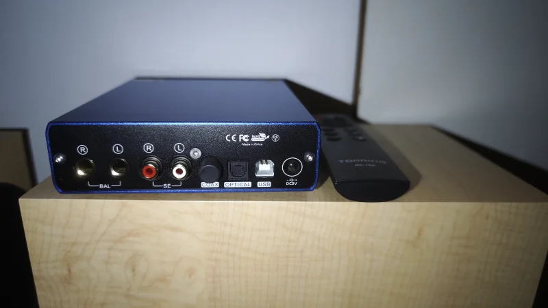 Topping E50 balanserad DAC, f&ouml;rstegsfunktion, fj&auml;rr - Bild 3 av 3