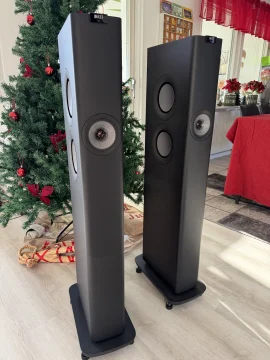 KEF LS60 i svart utf&ouml;rande, nyskick med garanti