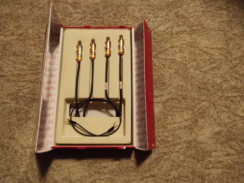 Van den Hul tonarmskabel D 501 silver hybrid 1m rca - Bild 2 av 2